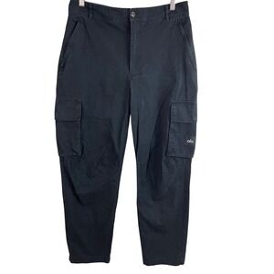 Alo Yoga Ripstop Cargo Pants Mens 32L Black Cotton M5159R